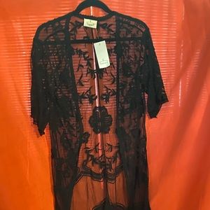 Lace cover up for swim or dress up